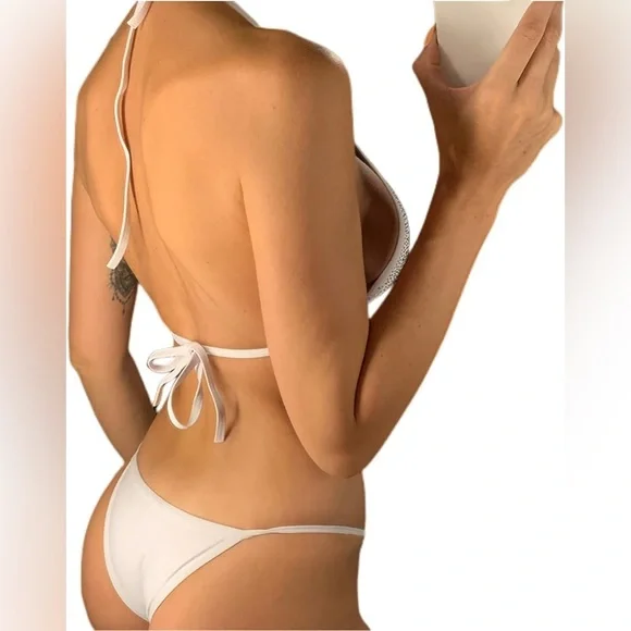 Nwot Rhinestone Bikini - Picture 2 of 8